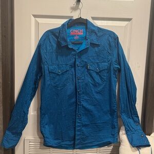 Cinch Western Snap Shirt Modern Fit Size Small